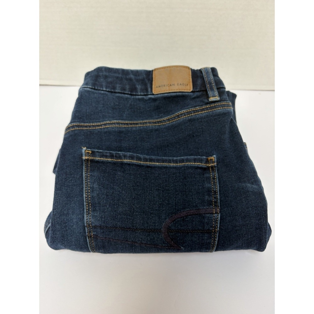 American Eagle 360 Next Level Stretch Curvy Highest Rise Jegging Jean Sz 14 Pet